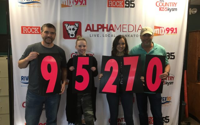 Radio stations raise $95K for St. Jude