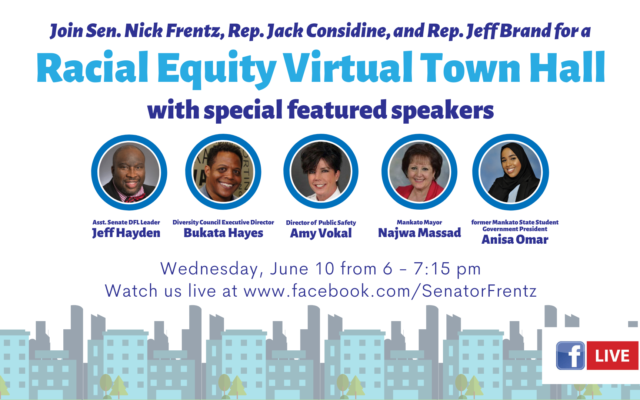 Local leaders holding virtual racial equity town hall