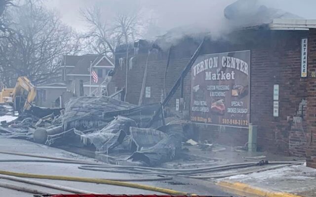 Vernon Center Meat Market destroyed in fire