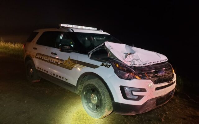 Update: Brown County deputy injured in collision with cattle