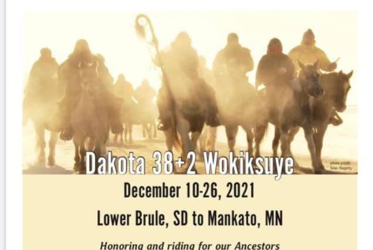 Online fundraiser started for Dakota 38+2 ride