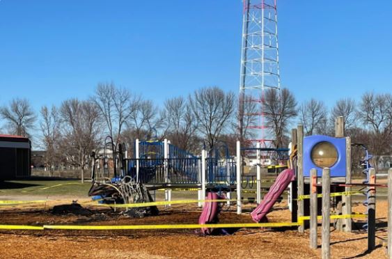 Reward offered for information leading to playground fire suspects