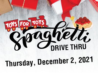 SCC hosting Spaghetti drive-thru to benefit Toys for Tots