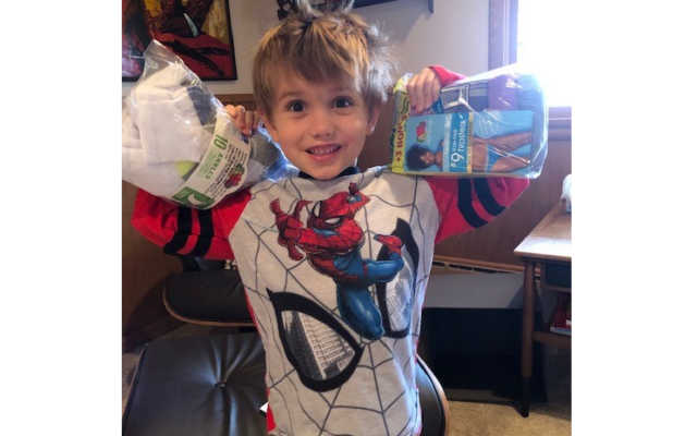 Homeschooler collects basic items for families in need
