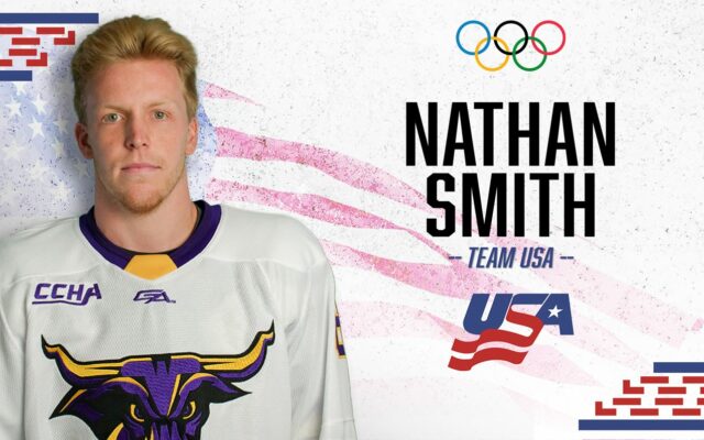 Mavericks center Nathan Smith named to Hockey Olympic Team
