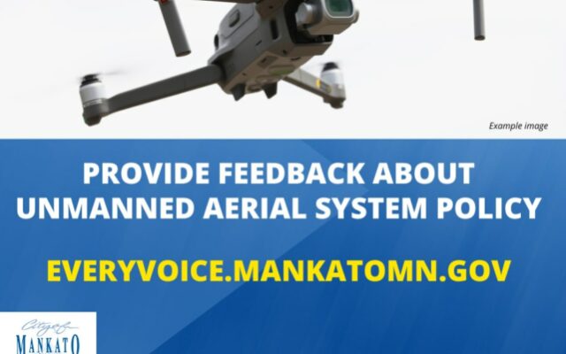 Mankato seeking public input on drone useage
