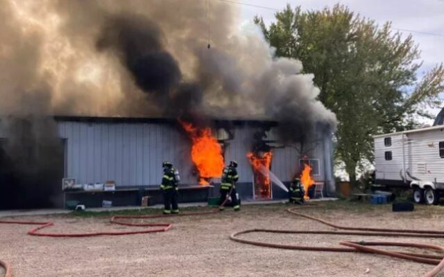 Fundraiser started after fire destoys local farm building