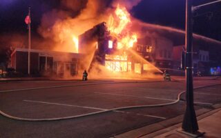 BREAKING: Fire destroys part of downtown Fairfax