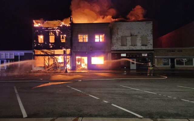 Fire destroys part of downtown Fairfax
