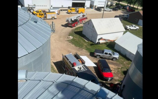 3 rescued from grain bin in Luverne; firefighters suffer heat exhaustion