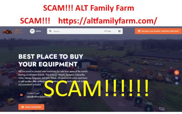 Sheriff: Machinery website that appears to be Evan-based business is a scam