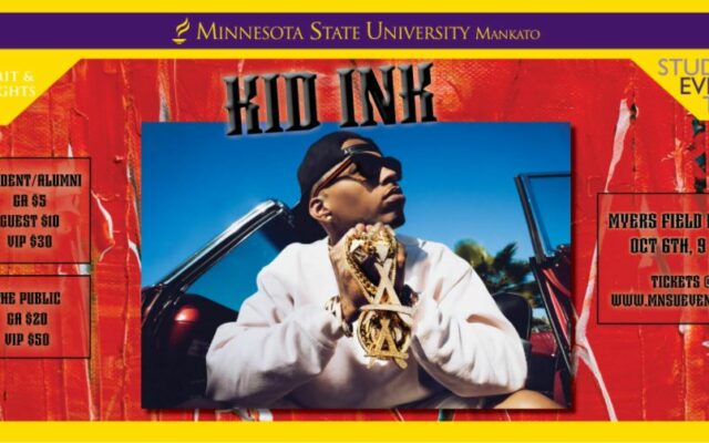 Kid Ink performing for MSU Homecoming concert