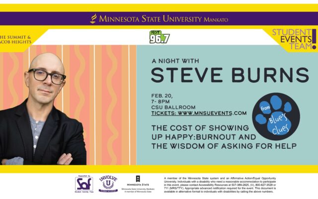 Blues Clues host Steve Burns to present on depression, burnout at MSU