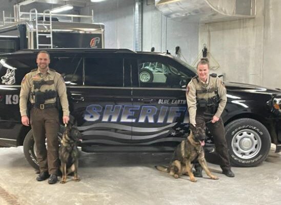 Blue Earth County Sheriff introduces K9s