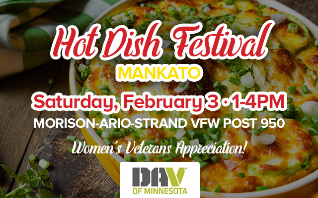 Hot Dish Festival this weekend to benefit vets